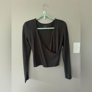 Aerie Women's Dark Gray Lounge Top